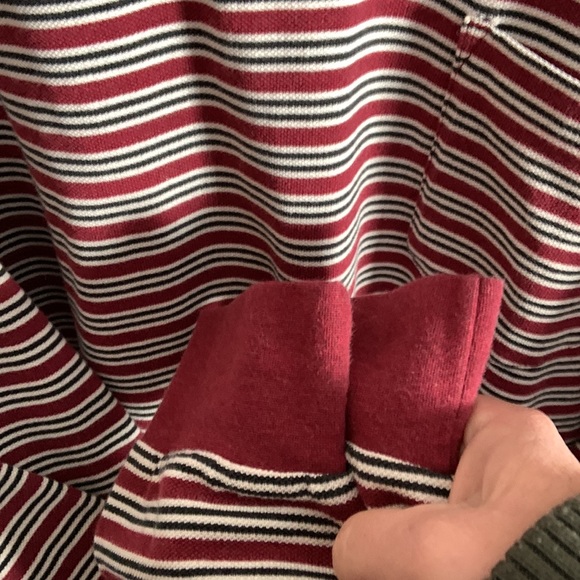 Daniel Cremieux Classics Red Heather Long Sleeve Pullover Shirt. XL NWT. - Picture 9 of 9